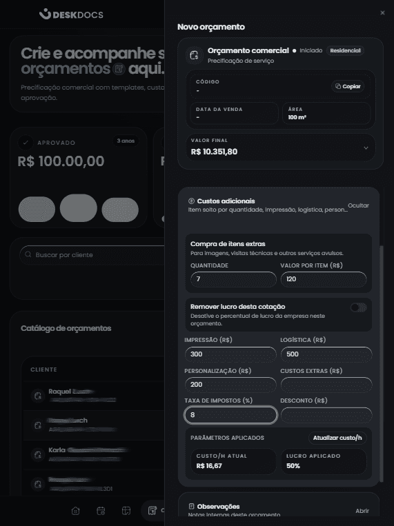 Imagem do recurso Orçamentos